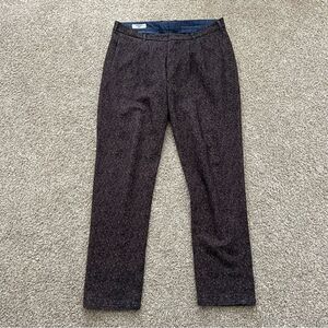 Circolo 1901 Herringbone tweed trousers men's EU 50